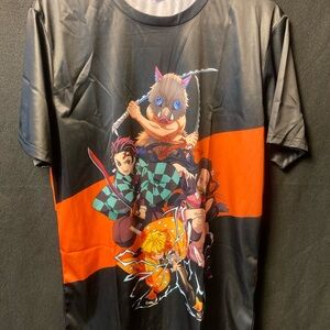 Demon Slayer Athletic Tee Size Med